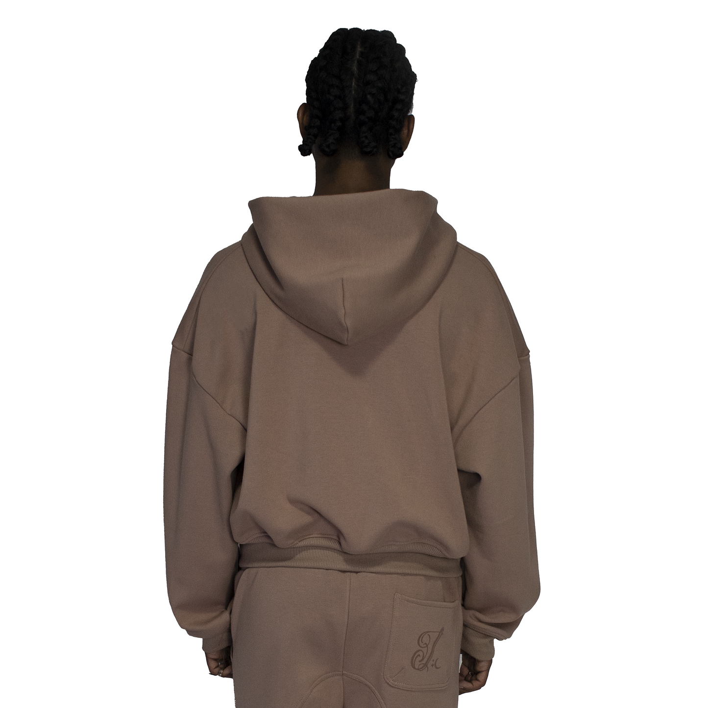 Men's boxy black zipper imperio V1