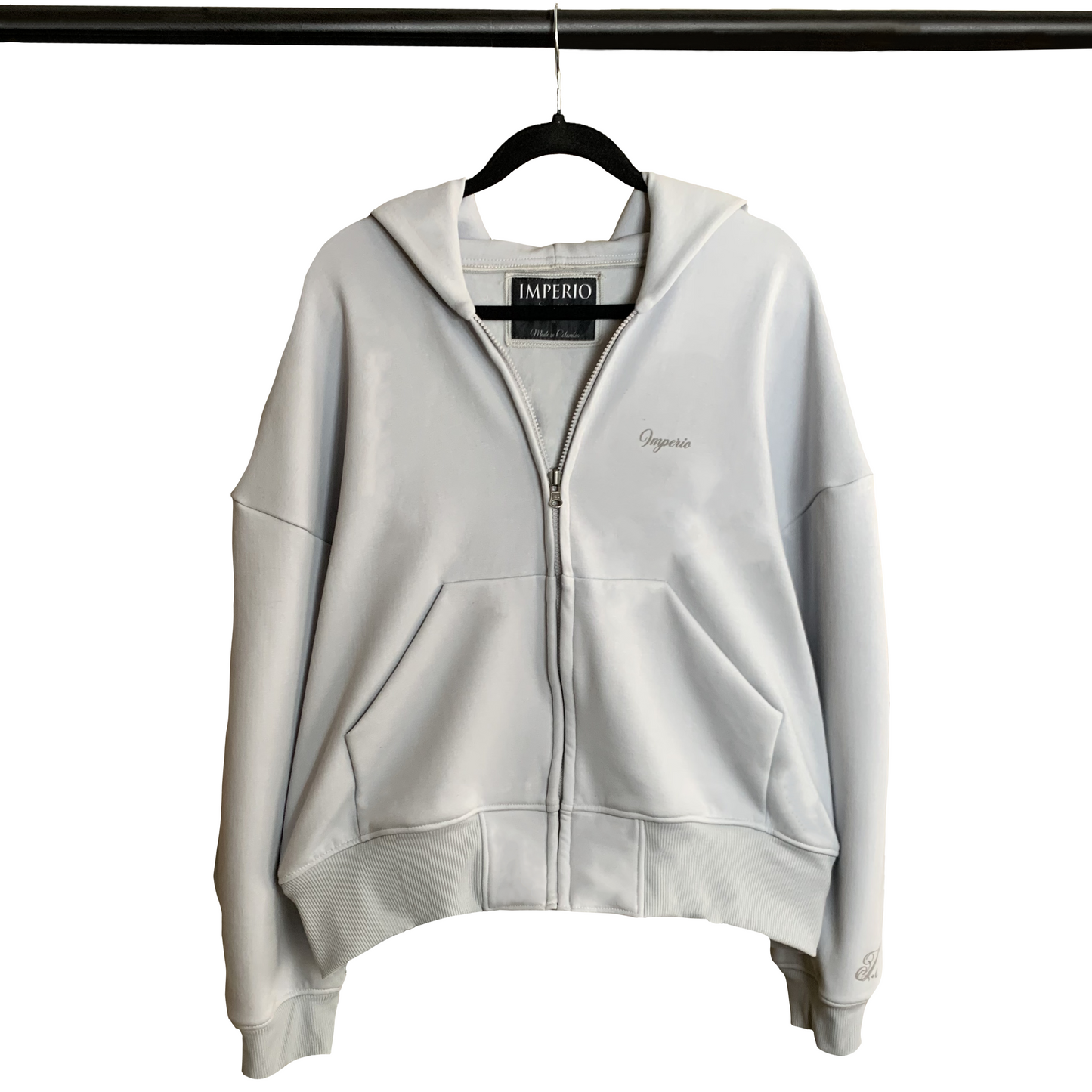 Men's boxy black zipper imperio V1
