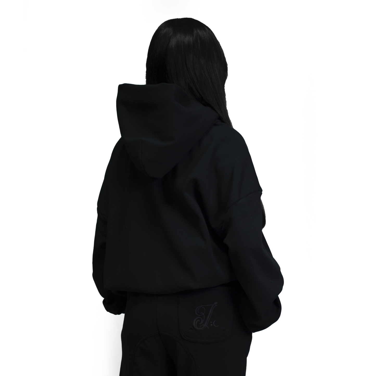 Women black hoodie imperio V1