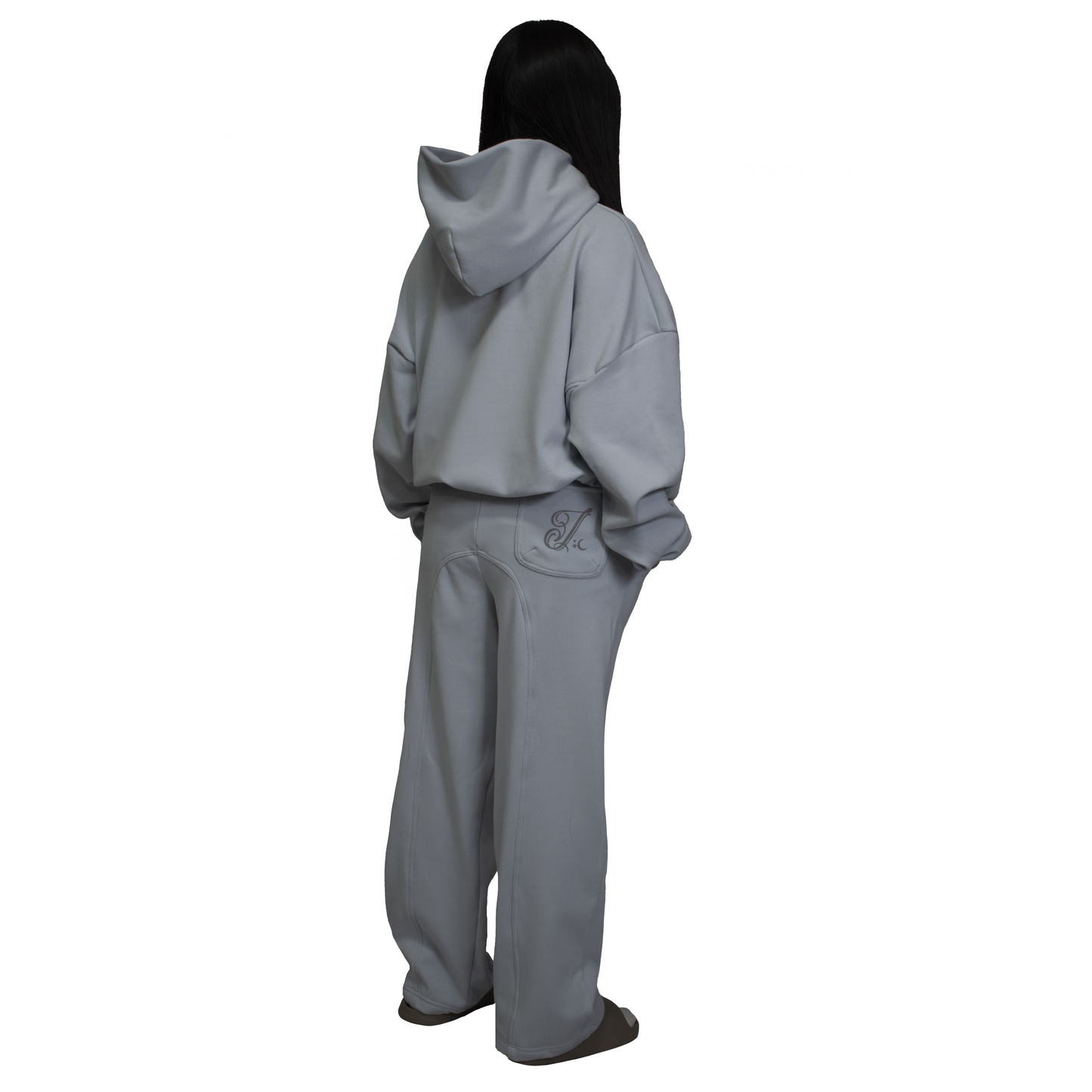 Women grey hoodie imperio V1