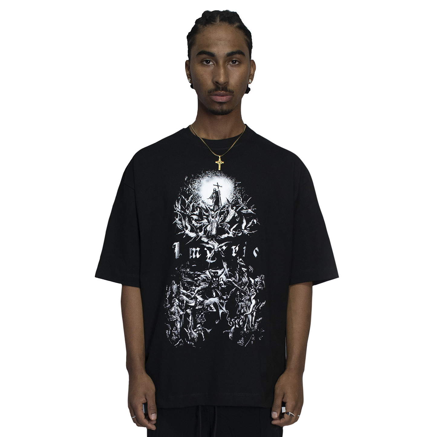 Men´s battle against paganism black T-Shirt