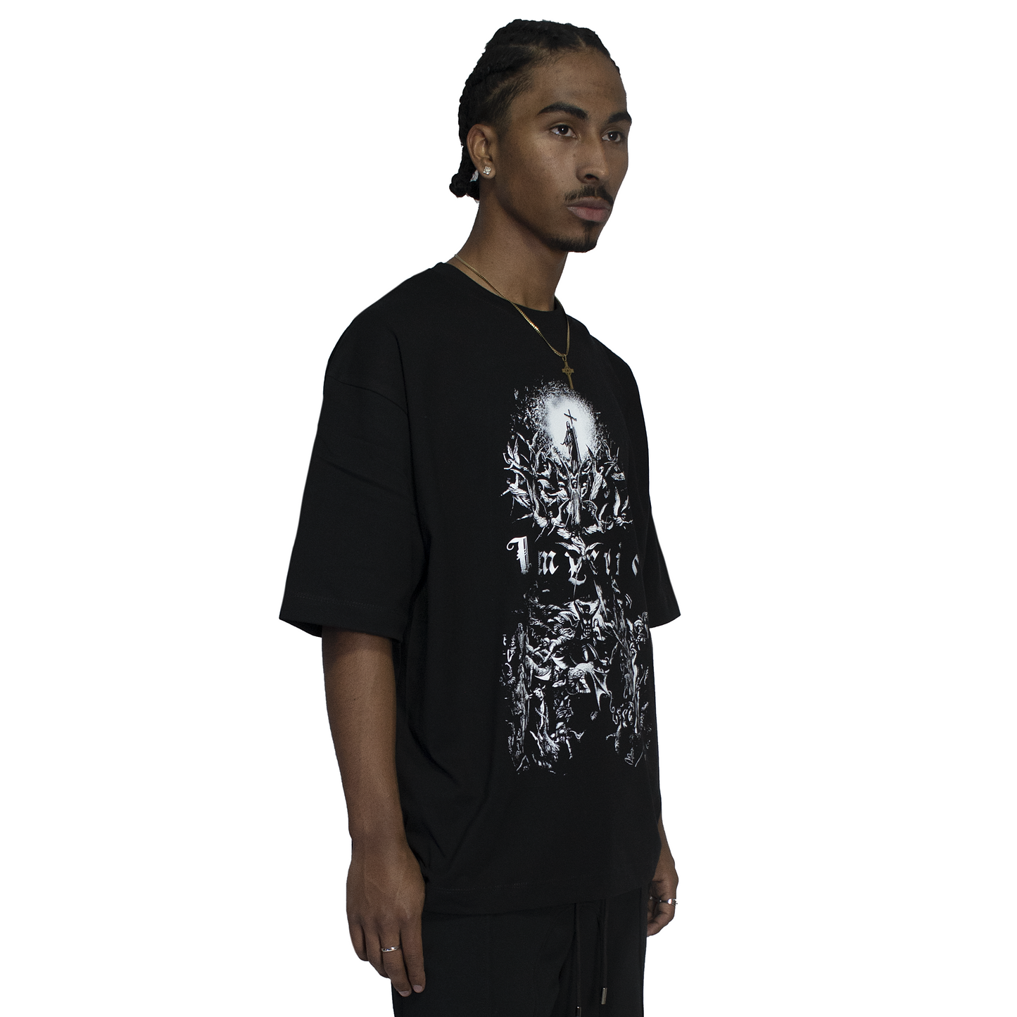 Men´s battle against paganism black T-Shirt