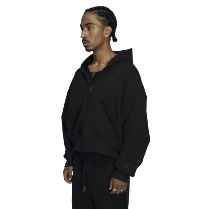 Men's boxy black zipper imperio V1