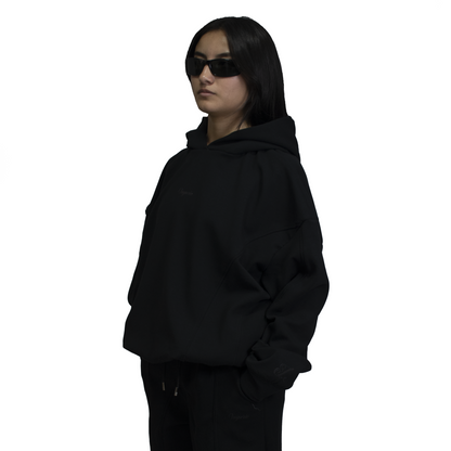 Women black hoodie imperio V1