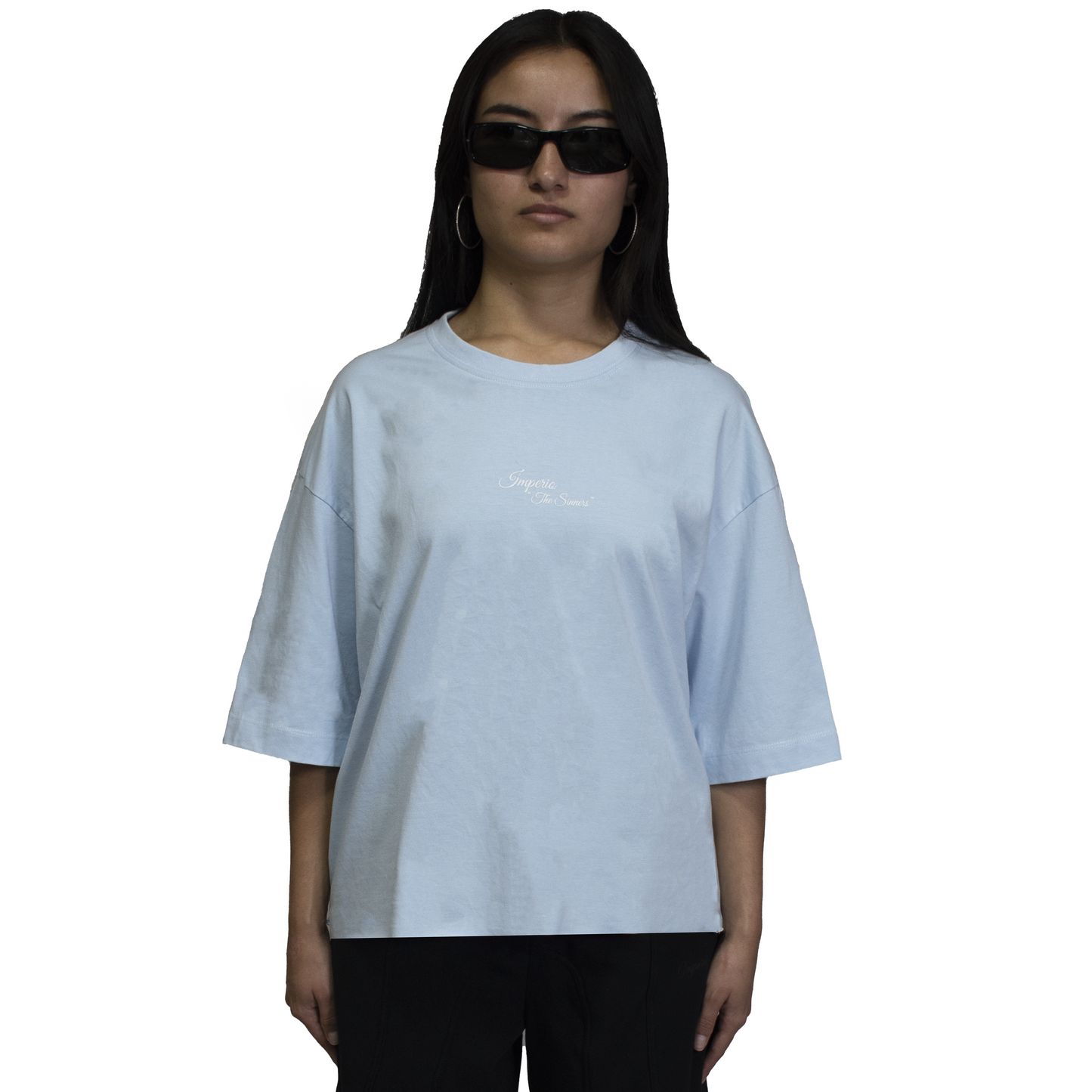 Women Romans 6:12:23 blue T-Shirt
