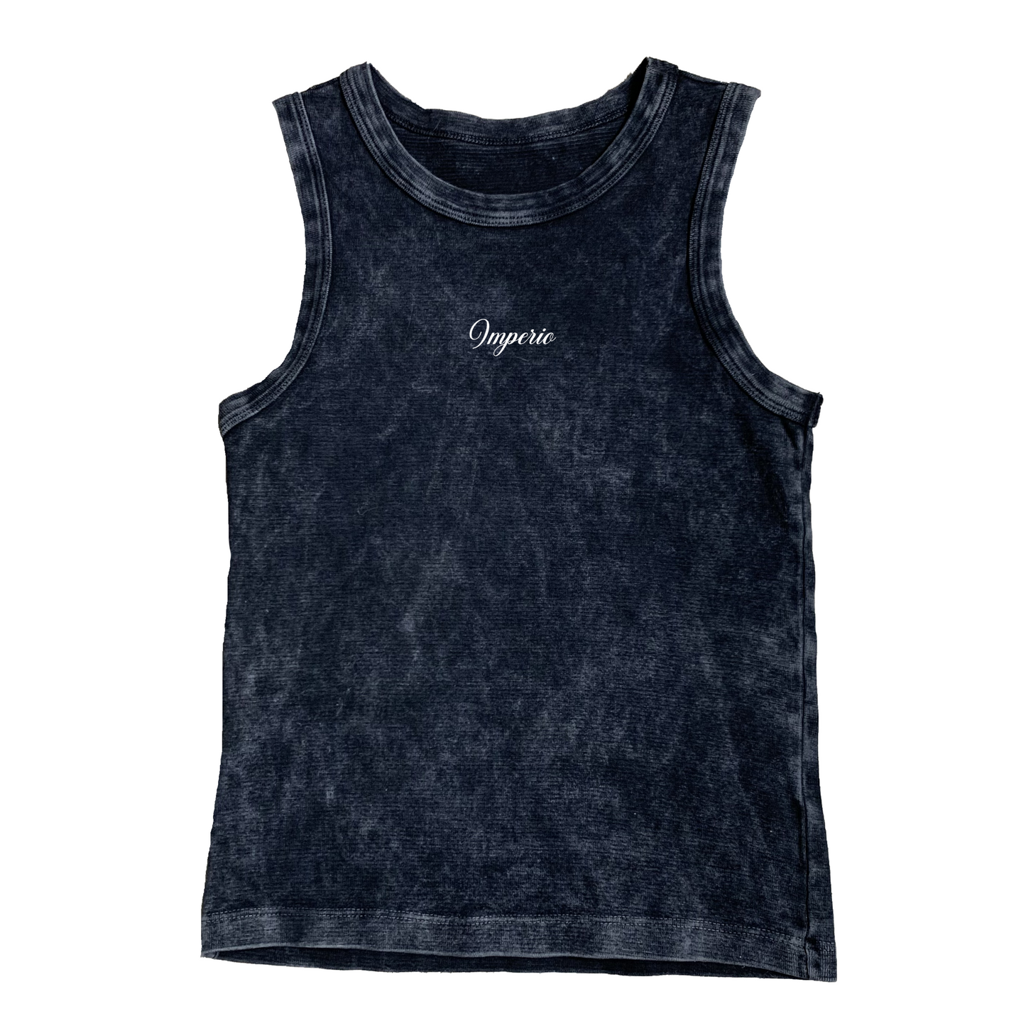 Women black sleeveless imperio t-shirt